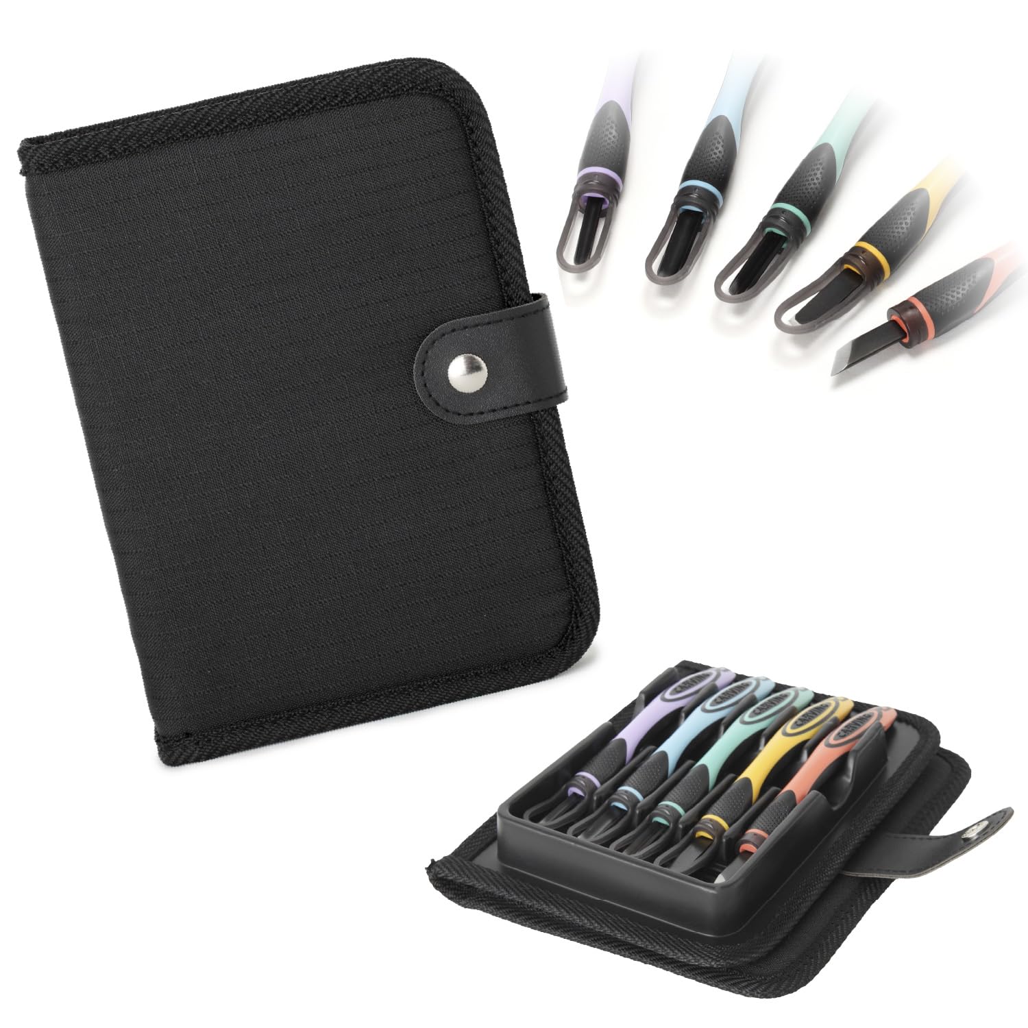 Amazon.co.jp: モリベクリエーション 彫刻刀セット 2WAYGRIP